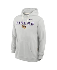 Nike Men's Gray Lsu Tigers 2025 Sideline Performance Pullover Hoodie