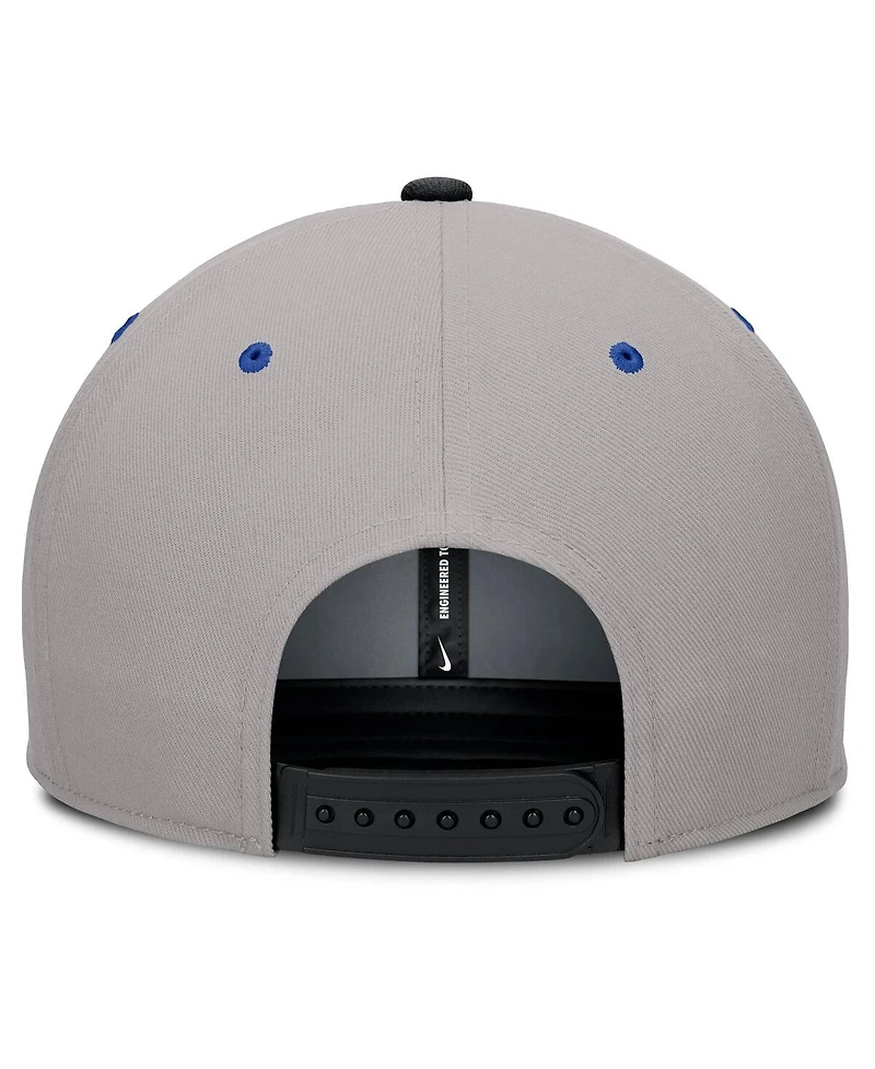 Nike Men's Black/Gray Duke Blue Devils Prep Pro Performance Snapback Hat