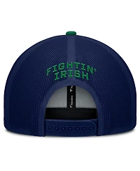 Fanatics Men's Navy/Kelly Green Notre Dame Fighting Irish Adapt Adjustable Trucker Hat
