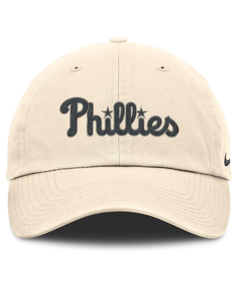 Nike Men's Natural Philadelphia Phillies Camo Pack Club Adjustable Hat