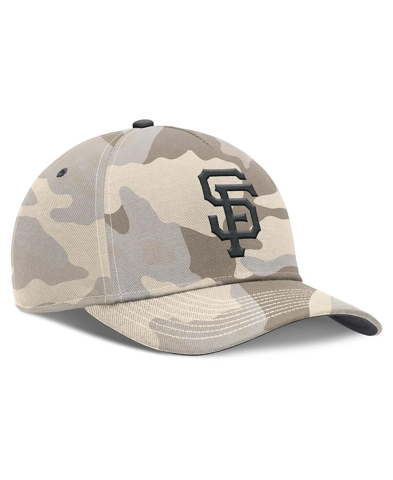 Nike Men's Natural San Francisco Giants Camo Pack Rise Adjustable Hat
