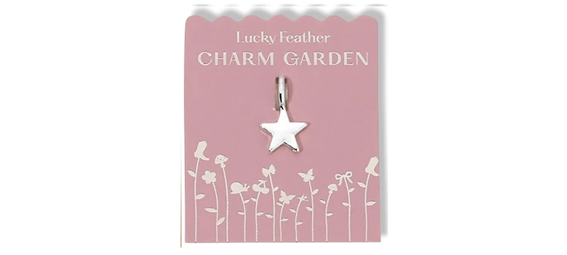 Luckey Feather Charm Garden - Silver