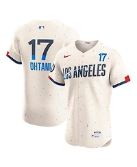 Nike Men's Shohei Ohtani Cream Los Angeles Dodgers City Connect Elite Jersey