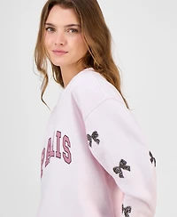 Madden Girl Juniors' Rhinestone-Embellished Sweatshirt