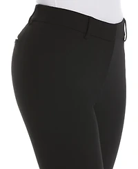 Rafaella Petite Stretch Pull On Classic Fit Crepe Pants