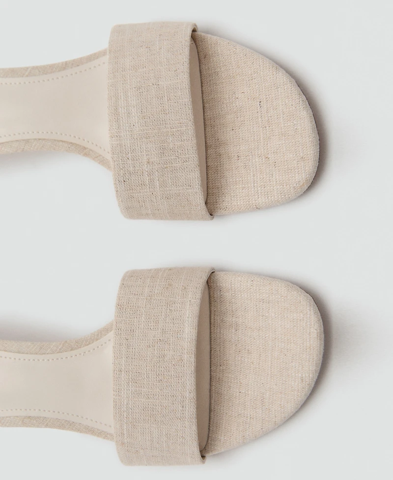 Mango Women's Kitten Heel Sandals