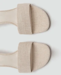 Mango Women's Kitten Heel Sandals