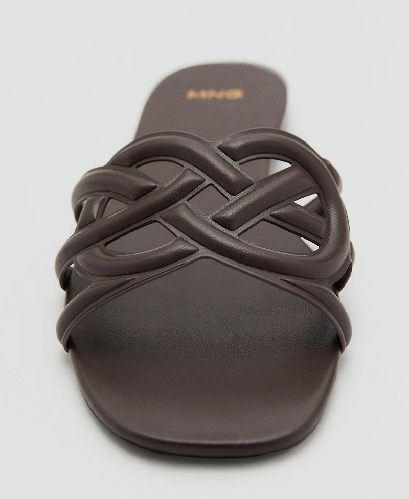 Mango Women's Cross-Strap Sandals
