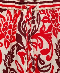 Mango Women's Flowy Printed Pants