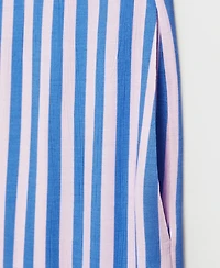 Mango Women's Stripe-Print Straight Pants
