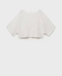 Mango Women's Oversized Fine-Knit Sweater