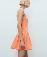 Mango Women's Short Balloon-Effect Dress