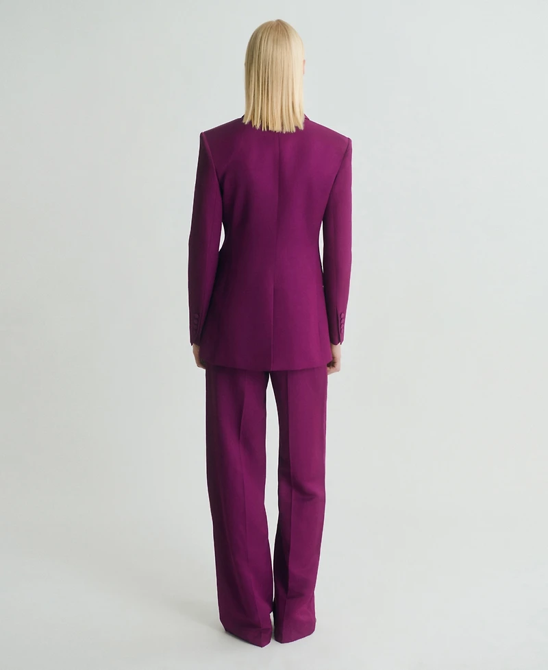 Mango Women's Double-Breasted Suit Jacket