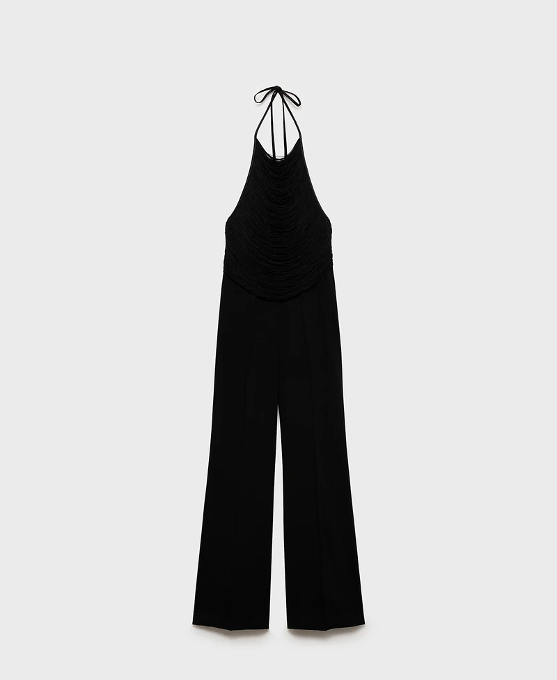 Mango Women's Halter Neck Jumpsuit