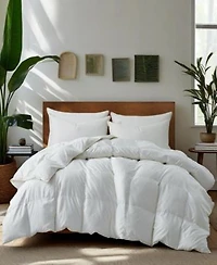 Unikome Lightweight White Goose Feather Down Comforter