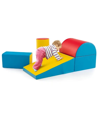Gymax Toddler 5PCS Climb & Crawl Activity Playset Soft Foam Block Play Structure