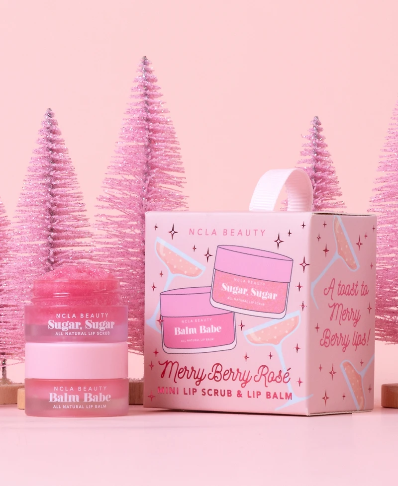 Ncla Beauty 2-Pc. Merry Berry Rose Lip Scrub & Lip Balm Ornament Set