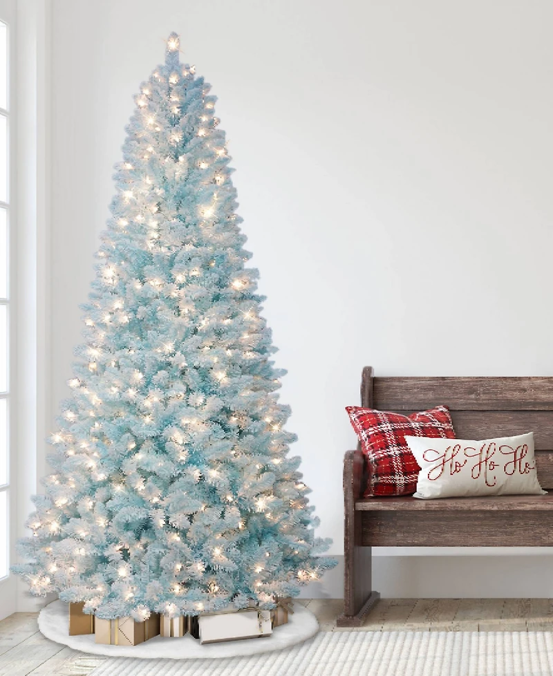 Puleo 7.5 ft. Pre-Lit Stratford Pine Artificial Christmas Tree