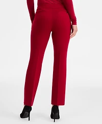 Anne Klein Women's Mid Rise Pull-On Tailored Pants