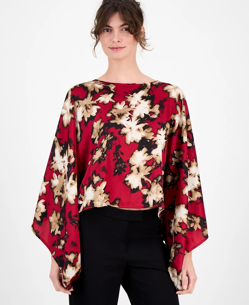 Anne Klein Women's Boat-Neck Dolman-Sleeve Top