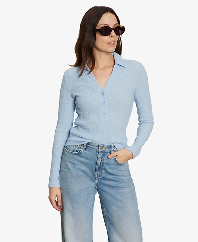 Sanctuary Women's Long Sleeve Textured Top