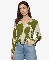 Sanctuary Women's Perfect Notch Long-Sleeve Top