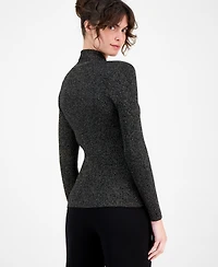 Anne Klein Women's Ribbed Scarf Sweater