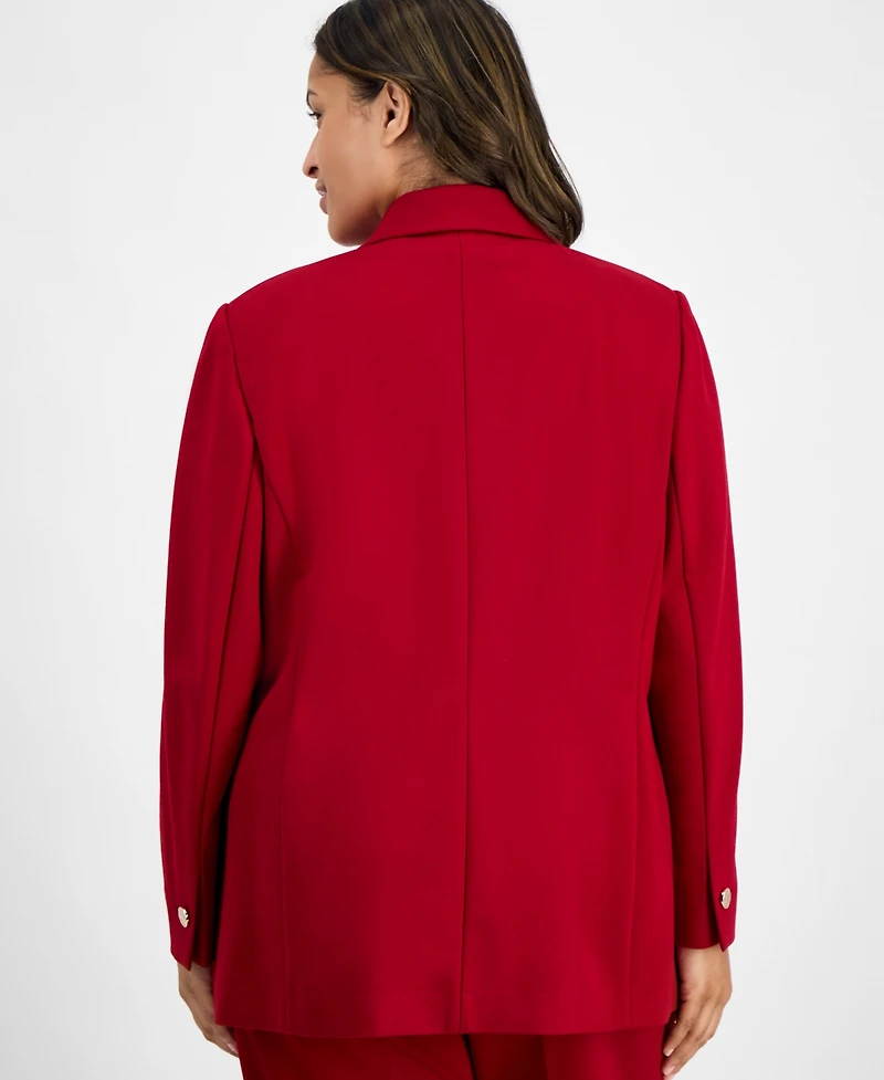 Anne Klein Plus Open-Front Blazer