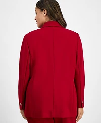 Anne Klein Plus Open-Front Blazer