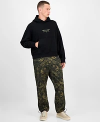 Hugo Boss Men's Dimstone Relaxed Fit Long Sleeve Embroidered Logo Hoodie