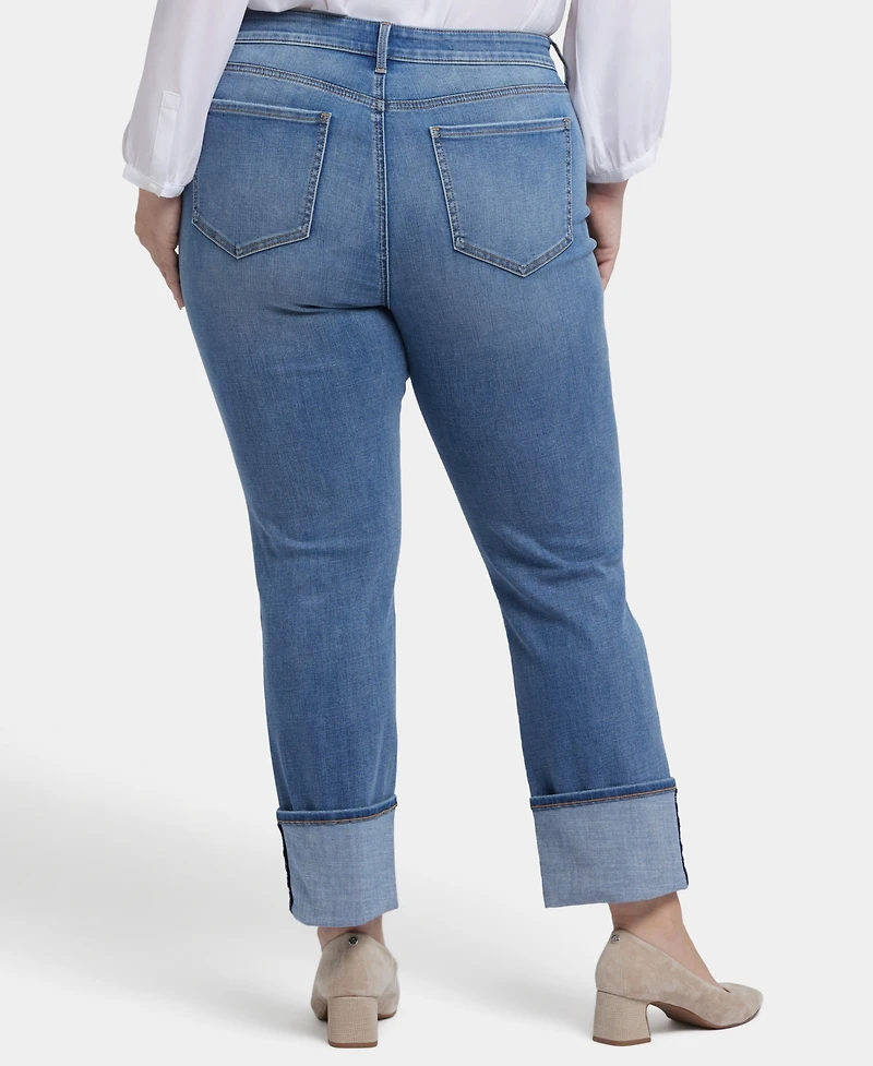 Nydj Plus Marilyn Straight Leg Jeans