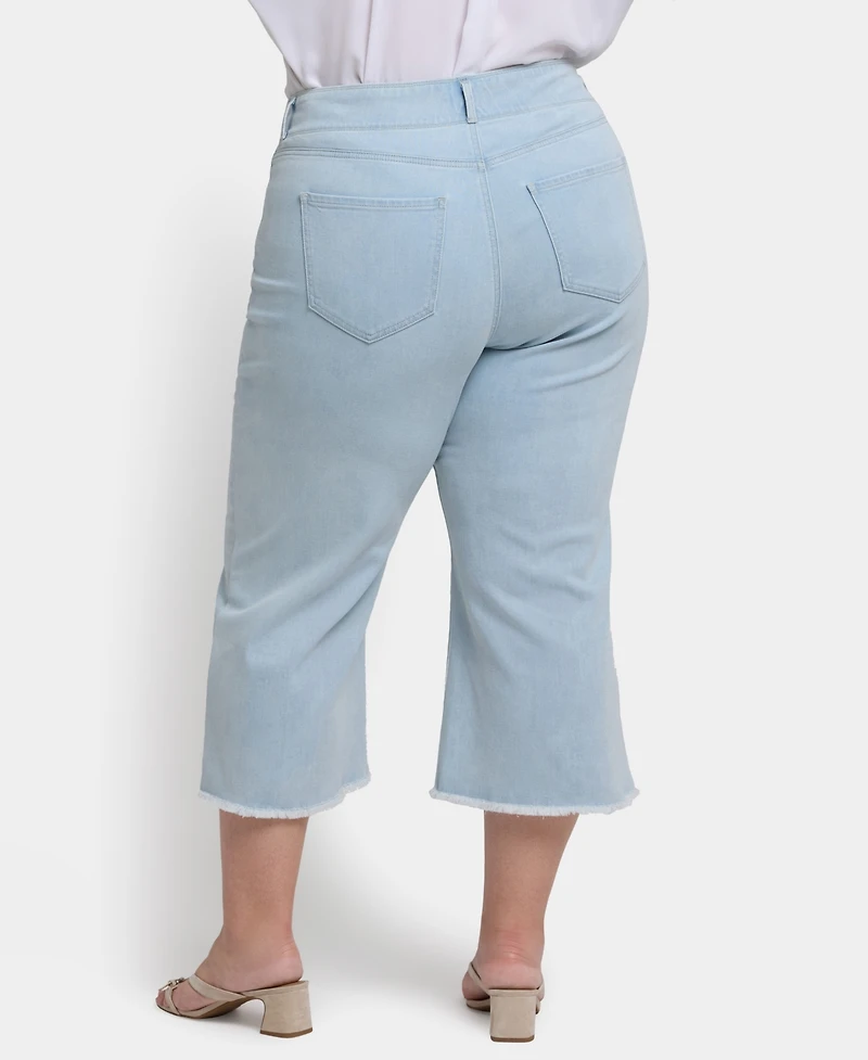 Nydj Plus Brigitte Wide Leg Capri Jeans