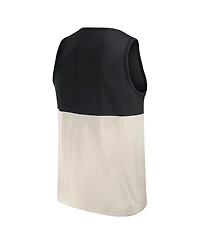 Darius Rucker Collection by Fanatics Men's Black/Cream San Francisco Giants Color Block Tank Top