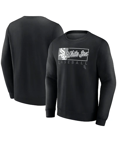 Fanatics Men's Black Chicago White Sox Focus Fleece Pullover Sweatshirt