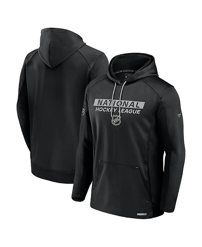 Fanatics Men's Black Nhl Pro Rink Fleece Pullover Hoodie