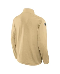Fanatics Men's Gold Vegas Golden Knights Authentic Pro Rink Quarter-Zip Sweatshirt