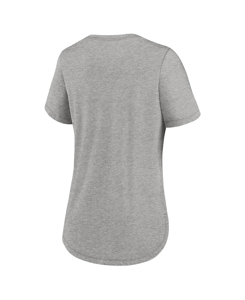 Nike Women's Heather Gray Tennessee Titans Team Shout Out Tri-Blend T-Shirt