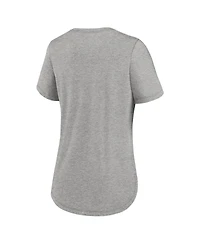 Nike Women's Heather Gray Tennessee Titans Team Shout Out Tri-Blend T-Shirt