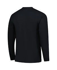 Fanatics Unlabeled Men's Black Appalachian State Mountaineers Logo Long Sleeve T-Shirt