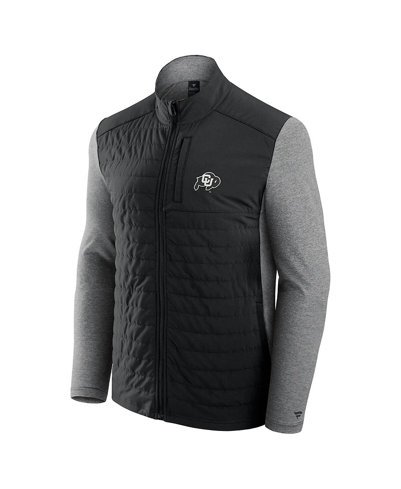 Fanatics Men's Black Colorado Buffaloes Tonal Primary Logo Full-Zip Jacket