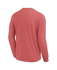 Fanatics Men's Red Philadelphia Phillies Elements Future Ground Tonal Info Long Sleeve T-Shirt