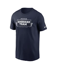 Nike Men's Navy Dallas Cowboys Primetime Local Essential T-Shirt