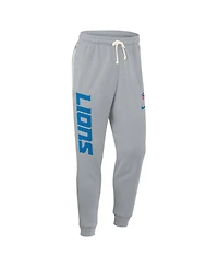 Nike Men's Gray Detroit Lions Sideline Ground Game Performance Taper Pants