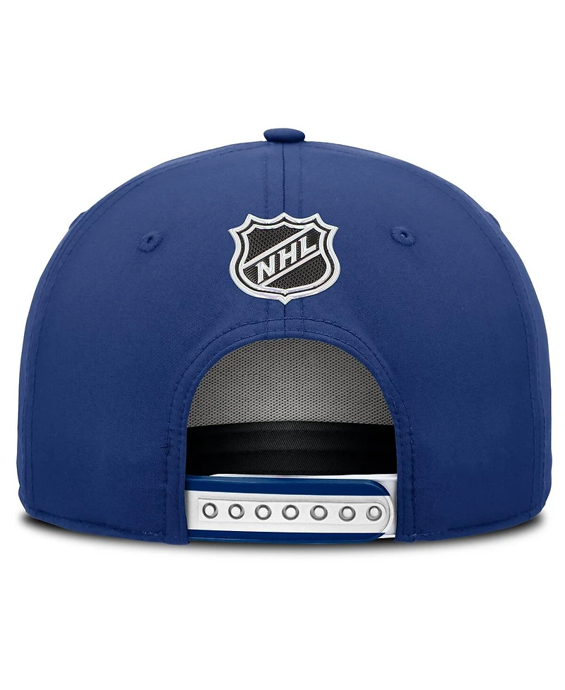 Fanatics Men's Blue Tampa Bay Lightning 2025 Nhl Draft Authentic Pro On-Stage Podium A-Frame Adjustable Hat