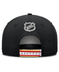 Fanatics Men's Black Calgary Flames 2025 Nhl Draft Authentic Pro On-Stage Podium A-Frame Adjustable Hat