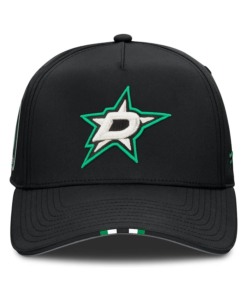 Fanatics Men's Black Dallas Stars 2025 Nhl Draft Authentic Pro On-Stage Podium A-Frame Adjustable Hat