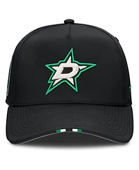 Fanatics Men's Black Dallas Stars 2025 Nhl Draft Authentic Pro On-Stage Podium A-Frame Adjustable Hat