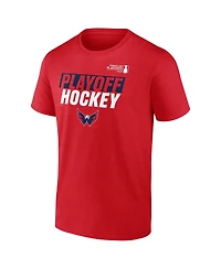 Fanatics Men's Red Washington Capitals 2025 Stanley Cup Playoffs Breakout T-Shirt