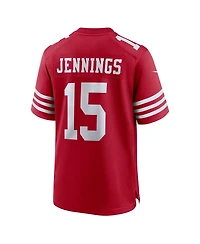 Nike Men's Jauan Jennings Scarlet San Francisco 49ers Game Jersey