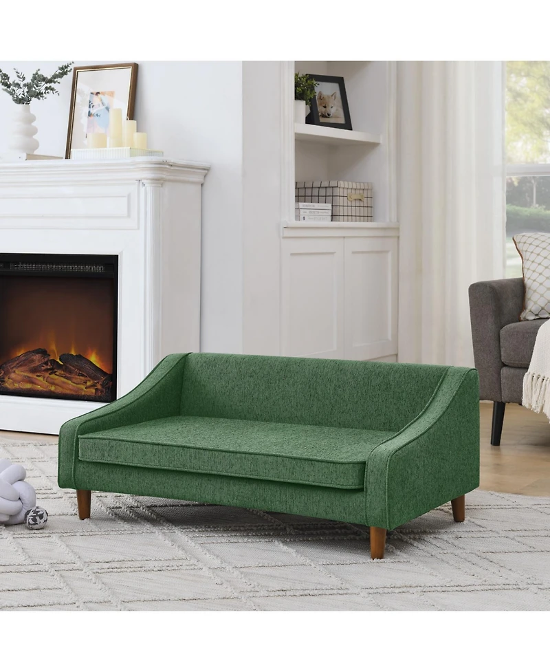 Streamdale Furniture Elevated Dog Sofa Bed - Green